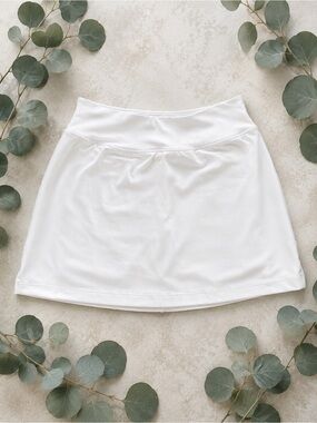 Ideology White Athletic Skort Built-In Shorts Size M